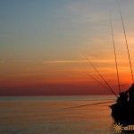 Рыбалка в Небуге на закате